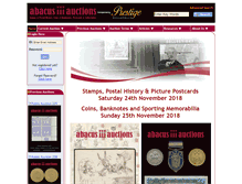 Tablet Screenshot of prestigephilately.com